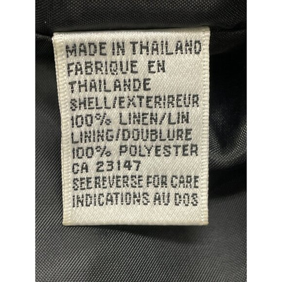 Talbots Women’s Black Sleeveless Shift Midi Dress With Side Buttons Sz 6 - Picture 8 of 9